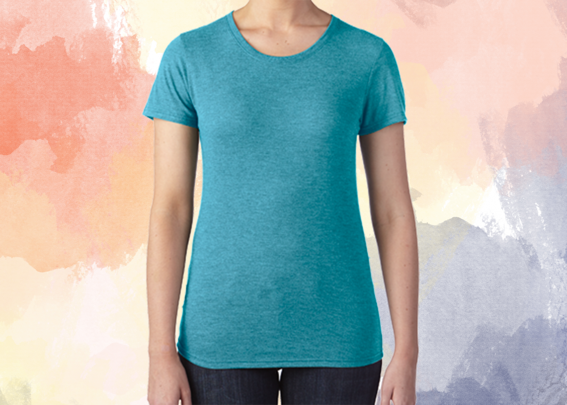 Anvil 6750L 美式輕柔圓領女T恤