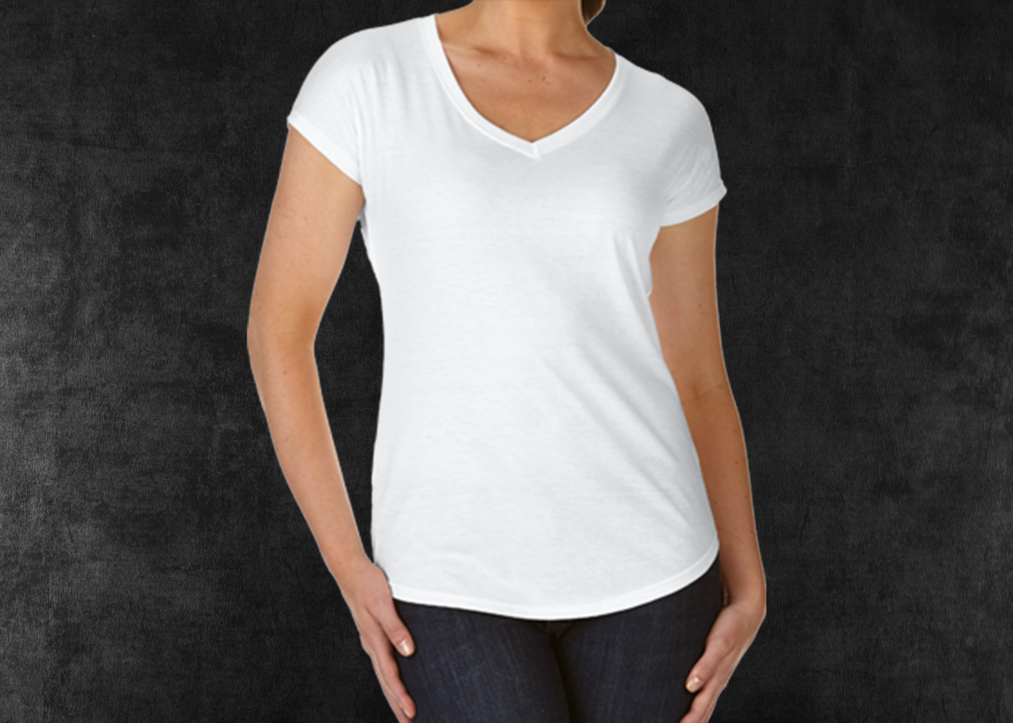 Anvil 6750VL 美式輕柔V領女T恤