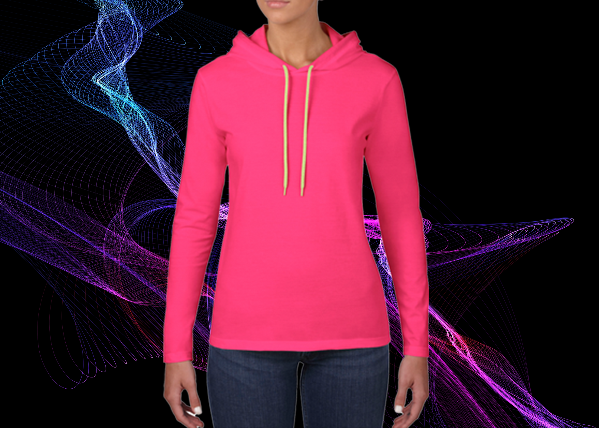 Anvil 887L 美式輕柔連帽女T恤