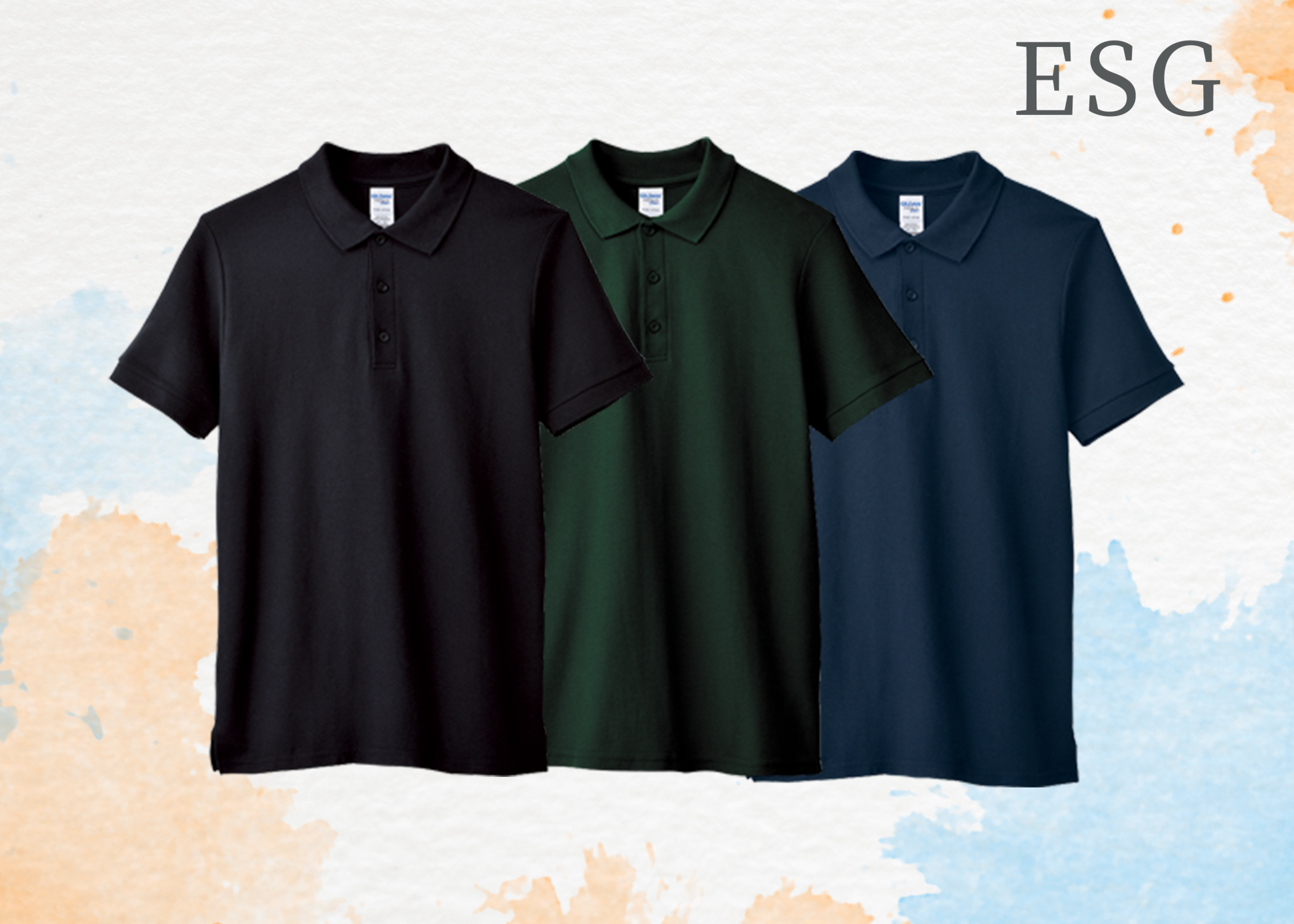 Gildan E6800 ESG評鑑版-亞規頂級純棉POLO衫(特別價格)