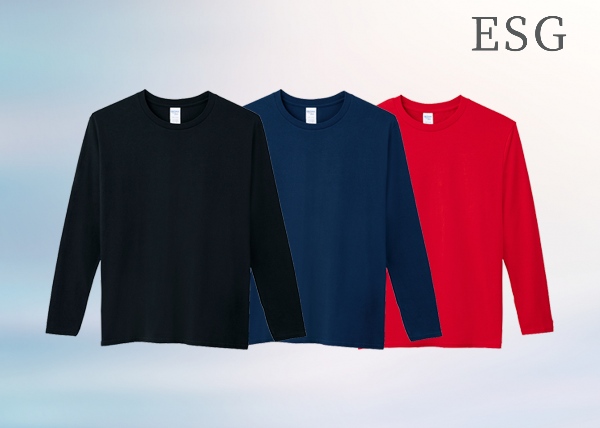Gildan E76400 ESG評鑑版-亞規柔棉長袖T恤