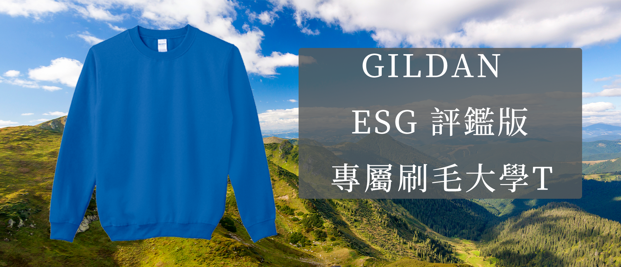 Gildan E88000 ESG評鑑版-亞規大學T恤 Gildan E88000 ESG評鑑版-亞規大學T恤