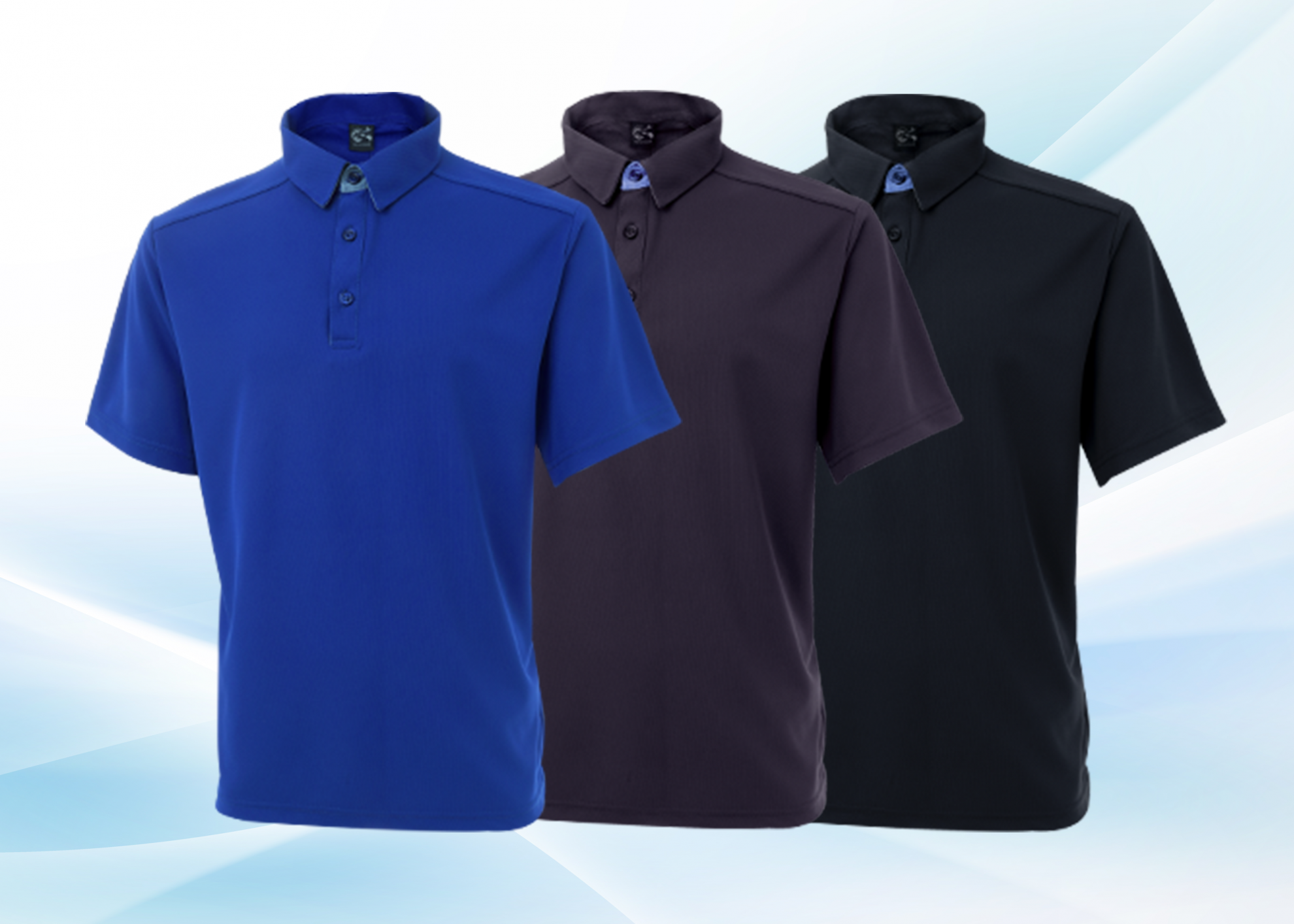 MIT 涼感紗夾牛津布短袖POLO衫