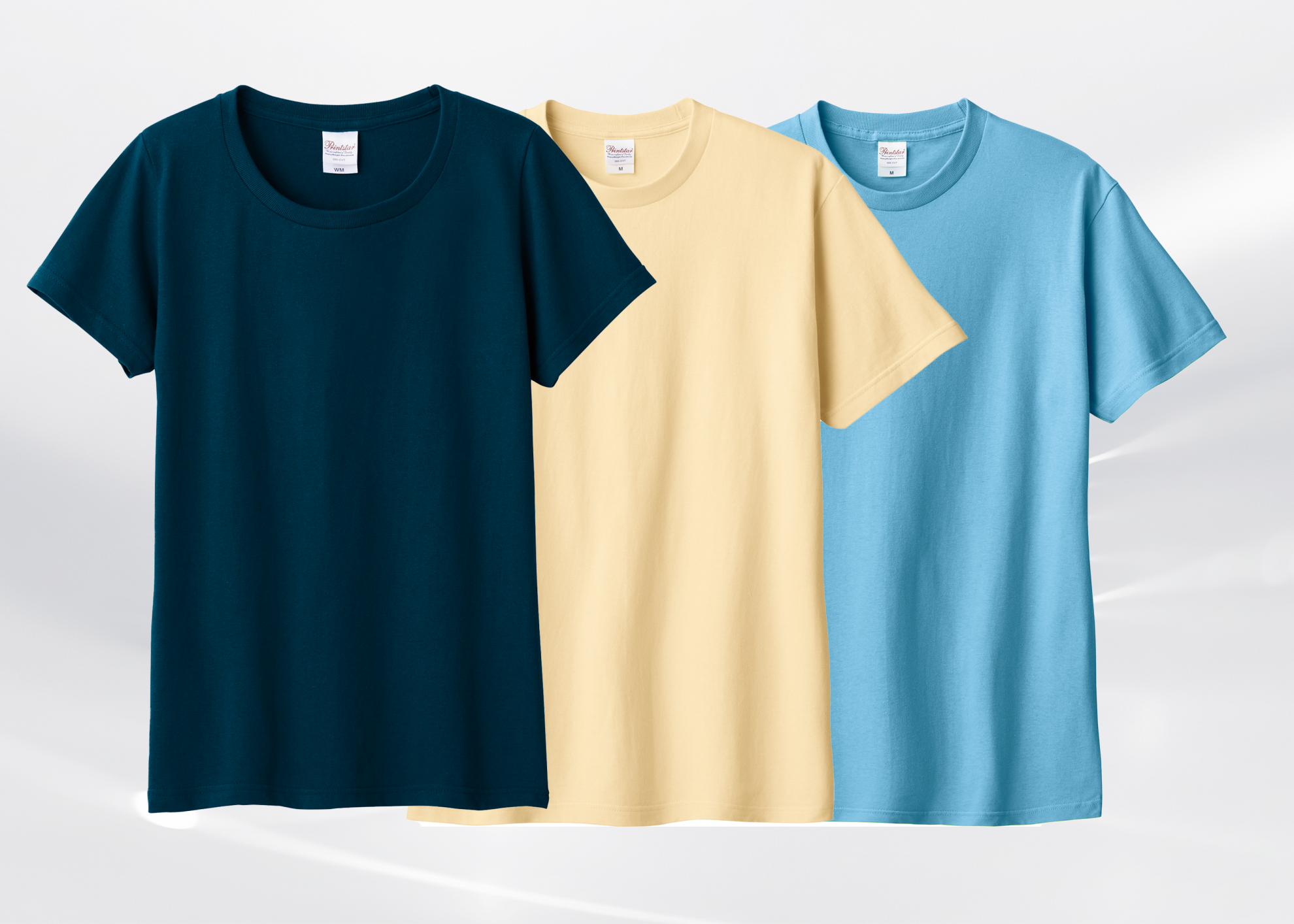 Printstar 00085-CVT 全棉圓領Ｔ恤