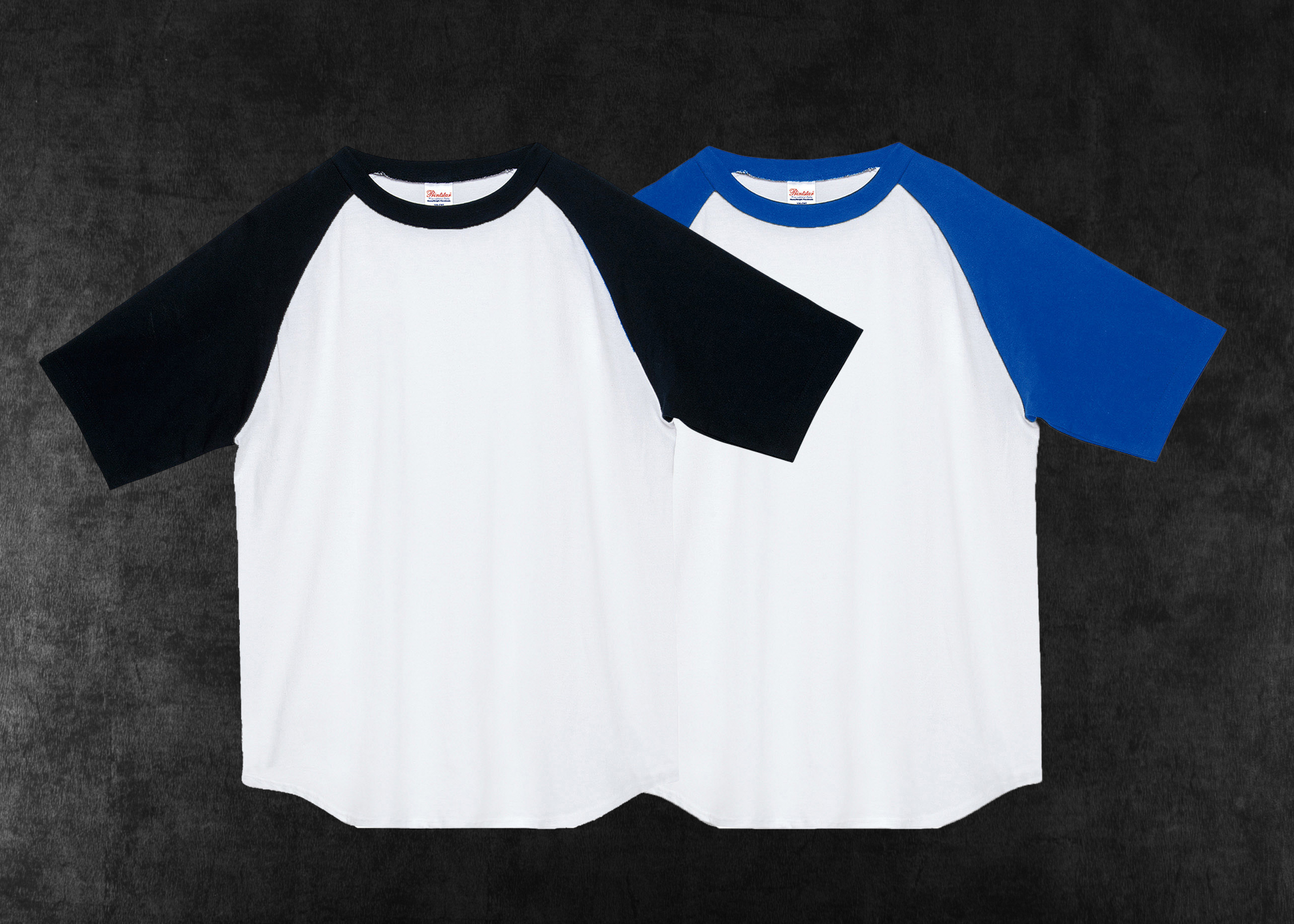 Printstar 00106-CRT全棉圓領棒球Ｔ恤