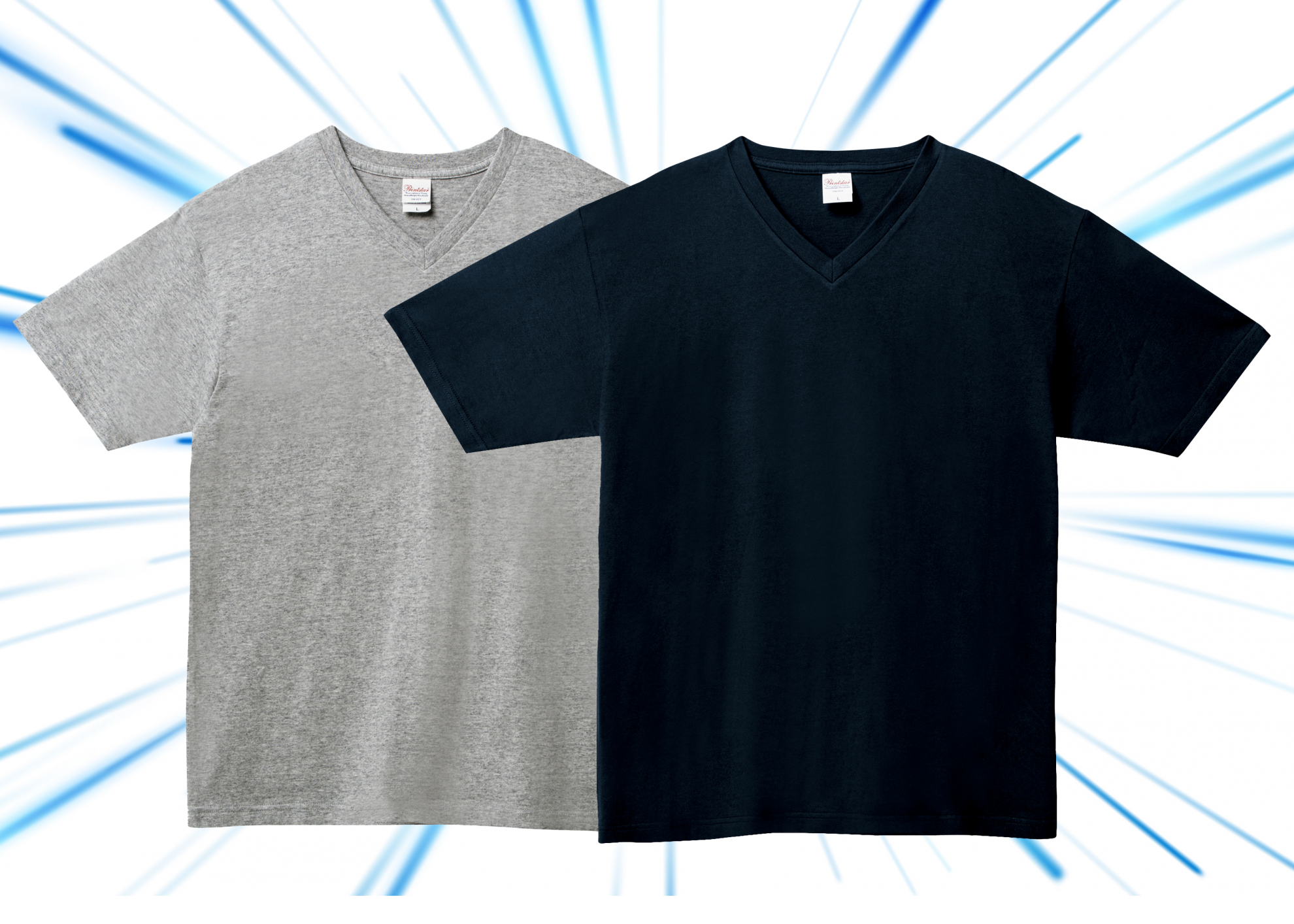 Printstar 00108-VCT 全棉V領Ｔ恤