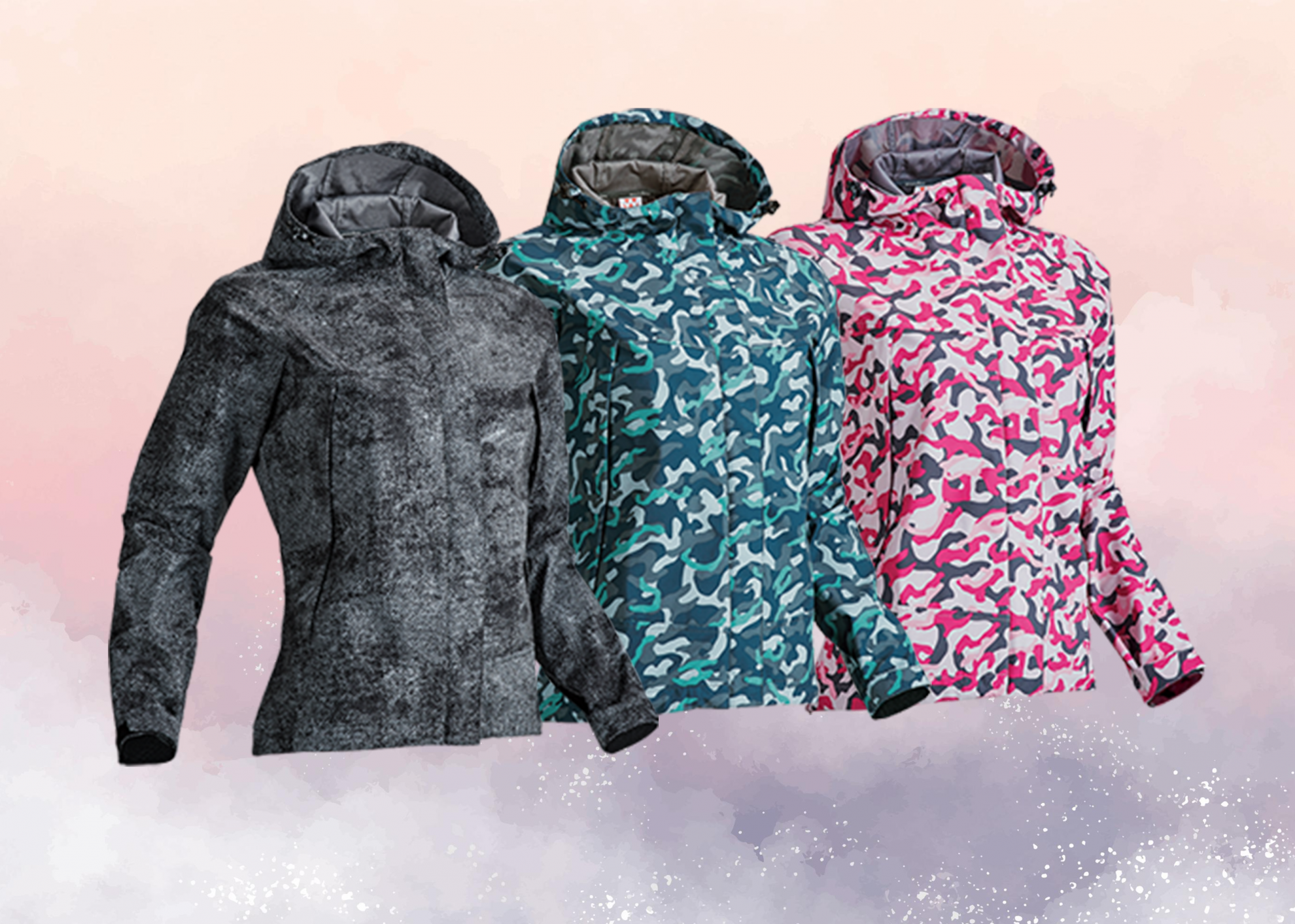 Wundou P4610 專業防風連帽外套(女版)