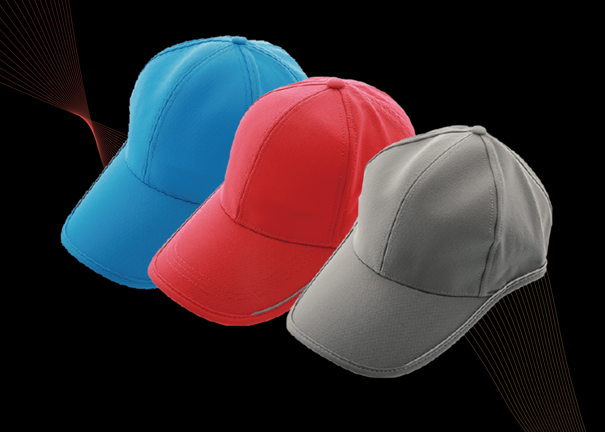 半彈反光休閒帽